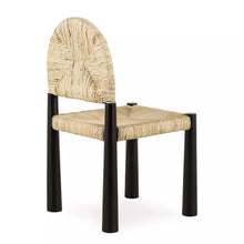 Charger l&#39;image dans la galerie, Abaca and Teak wood chair