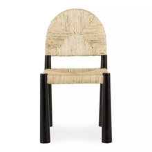 Charger l&#39;image dans la galerie, Abaca and Teak wood chair