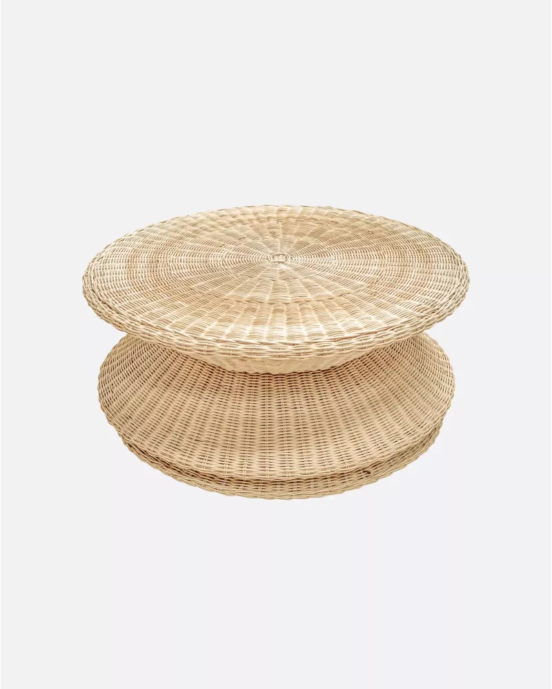 Coffee table rattan Ø 80 cm x 36 cm