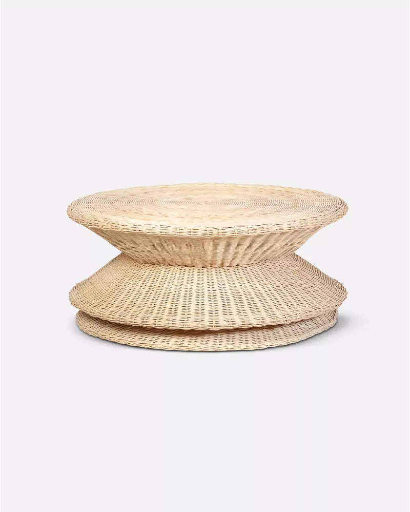 Coffee table rattan Ø 80 cm x 36 cm