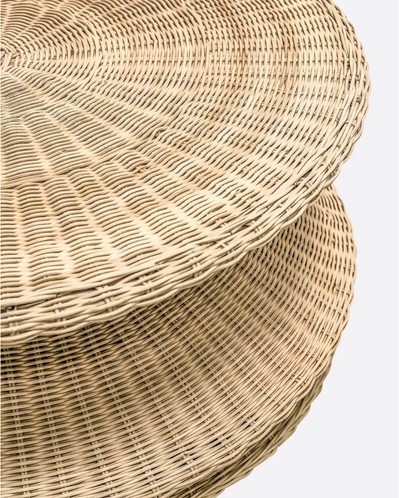 Coffee table rattan Ø 80 cm x 36 cm