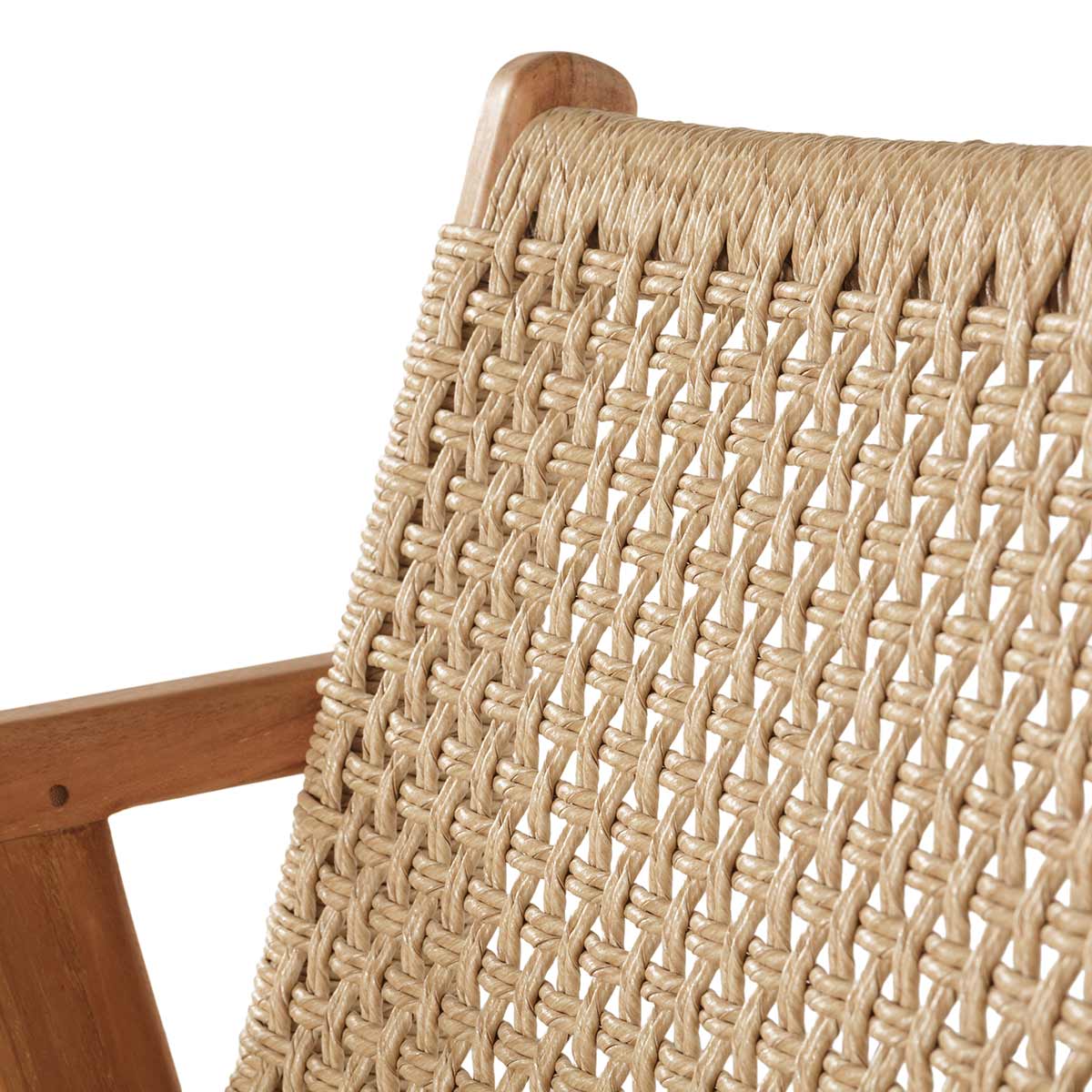 Teak and ash wood chair