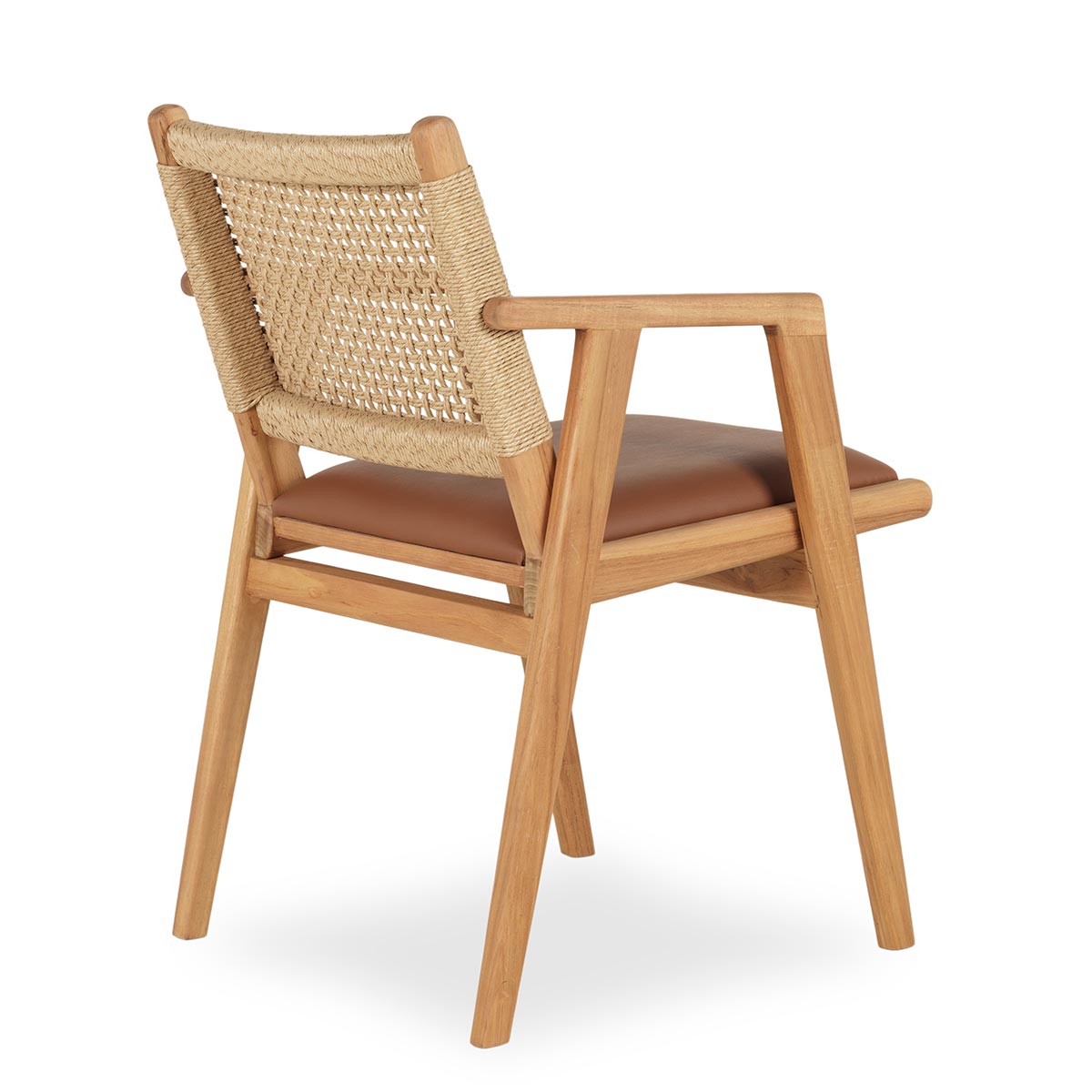Teak and ash wood chair