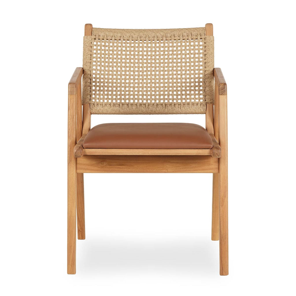 Teak and ash wood chair