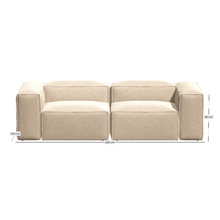 Charger l&#39;image dans la galerie, Cosima Sofa 246*105 in Monza Beige