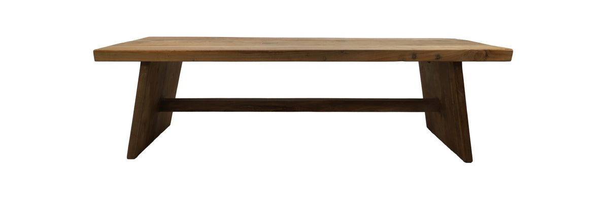 Rectangular Bench-140x35x45-Natural-Teak