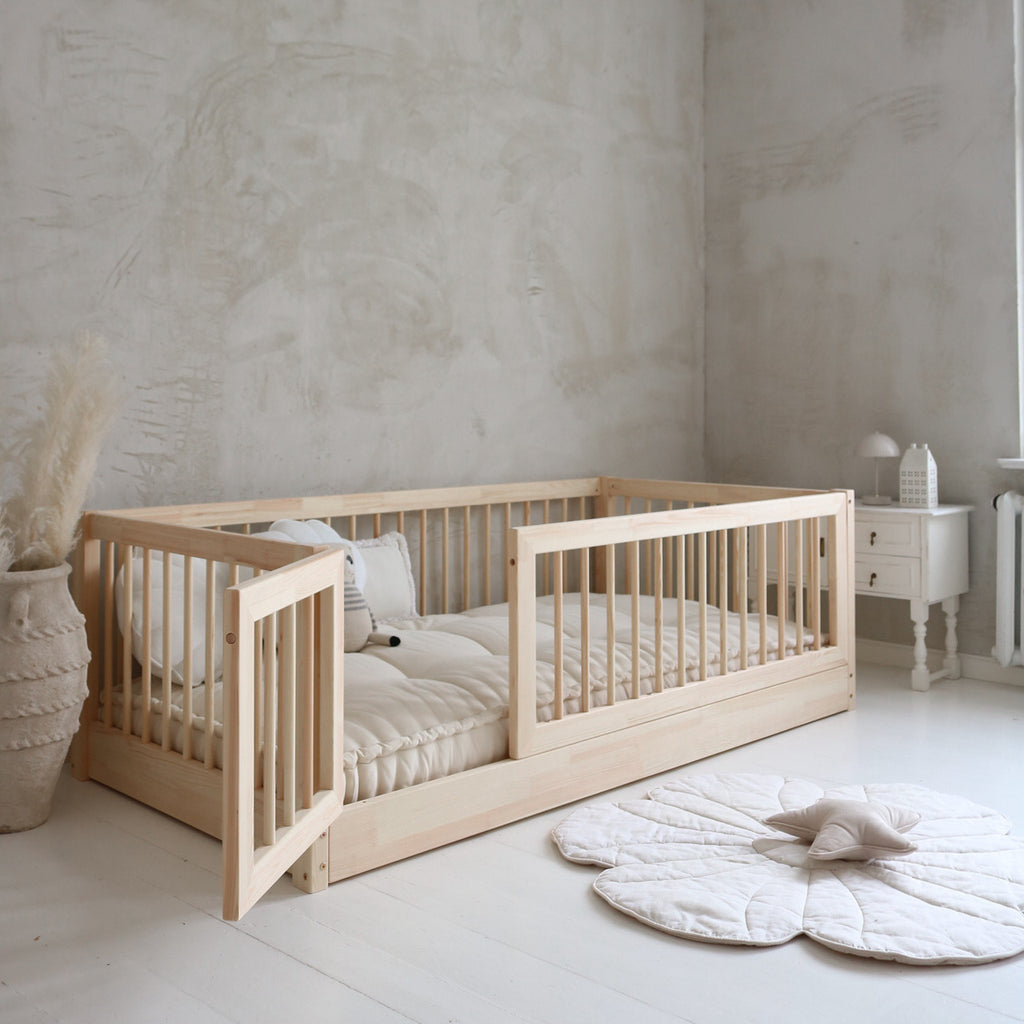 Bambi with rung rail 200x100 natural