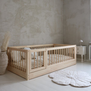 Bambi with rung rail 200x120 natural