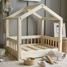 Load image into Gallery viewer, Cozy House Bed Natural Wood (L)