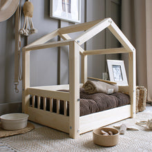 Load image into Gallery viewer, Cozy House Bed Natural Wood (L)