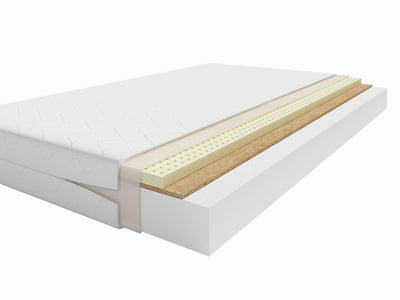 Latex foam mattress with coconut mat