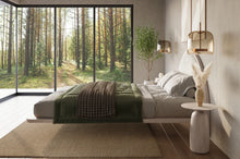 Load image into Gallery viewer, Beech wooden levitating bed in Japandi style