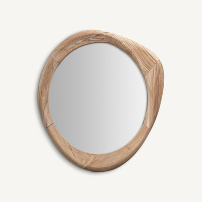 Teak Wood Mirror