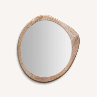 Teak Wood Mirror