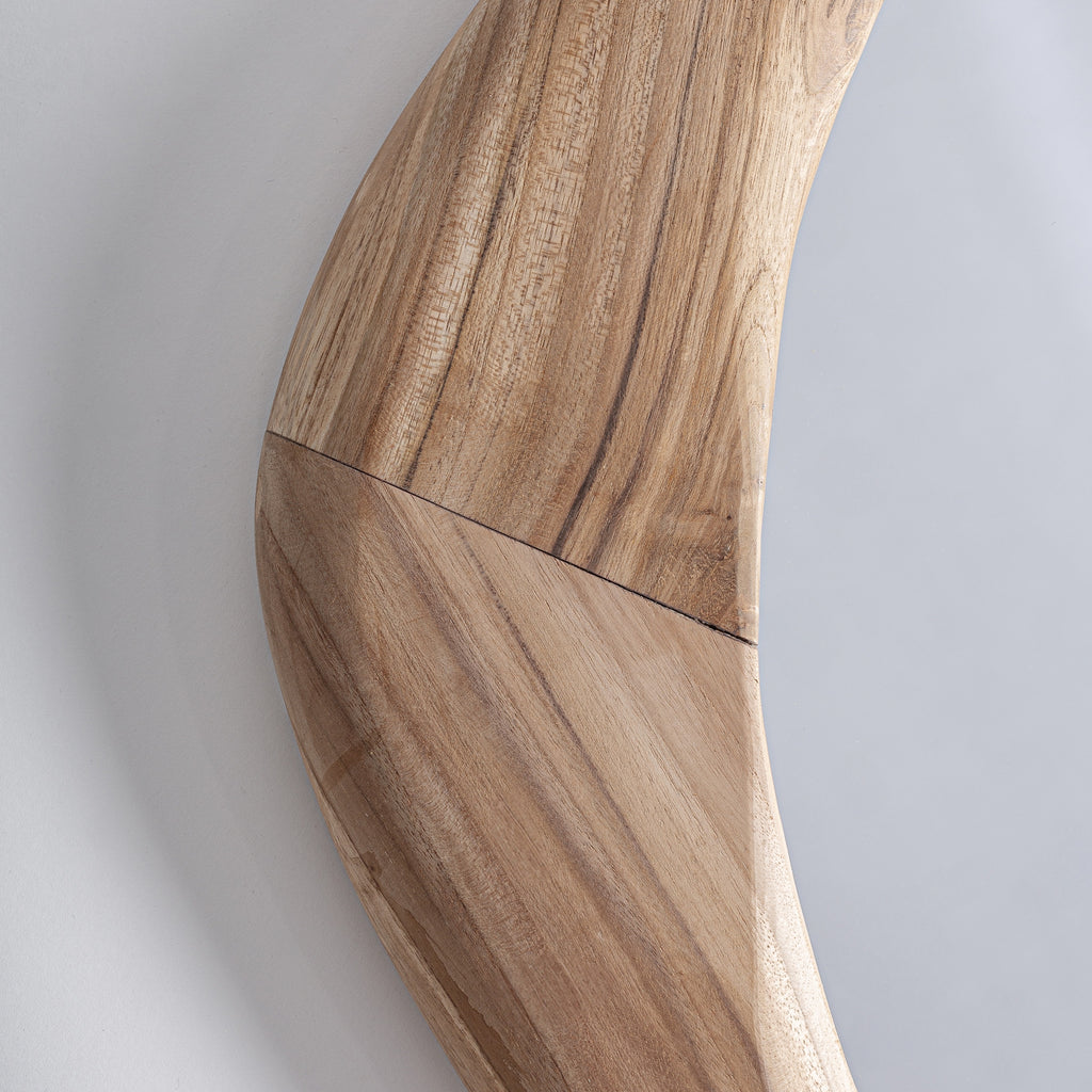Teak Wood Mirror