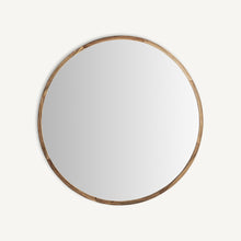Load image into Gallery viewer, Teak Mirror 180cm dia