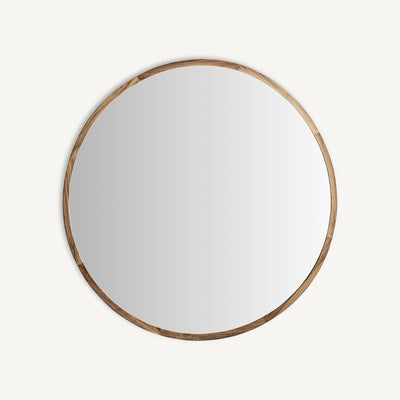 Teak Mirror 180cm dia