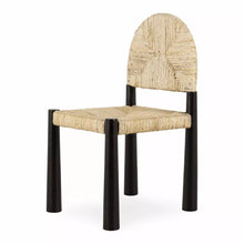 Charger l&#39;image dans la galerie, Abaca and Teak wood chair