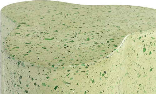 Green Terrazzo Table/Stool