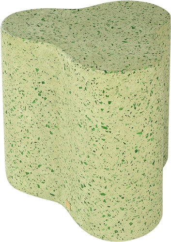 Green Terrazzo Table/Stool