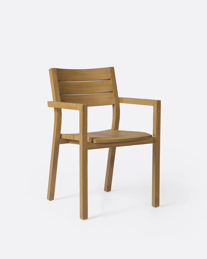 Outdoor natural chair stackable
