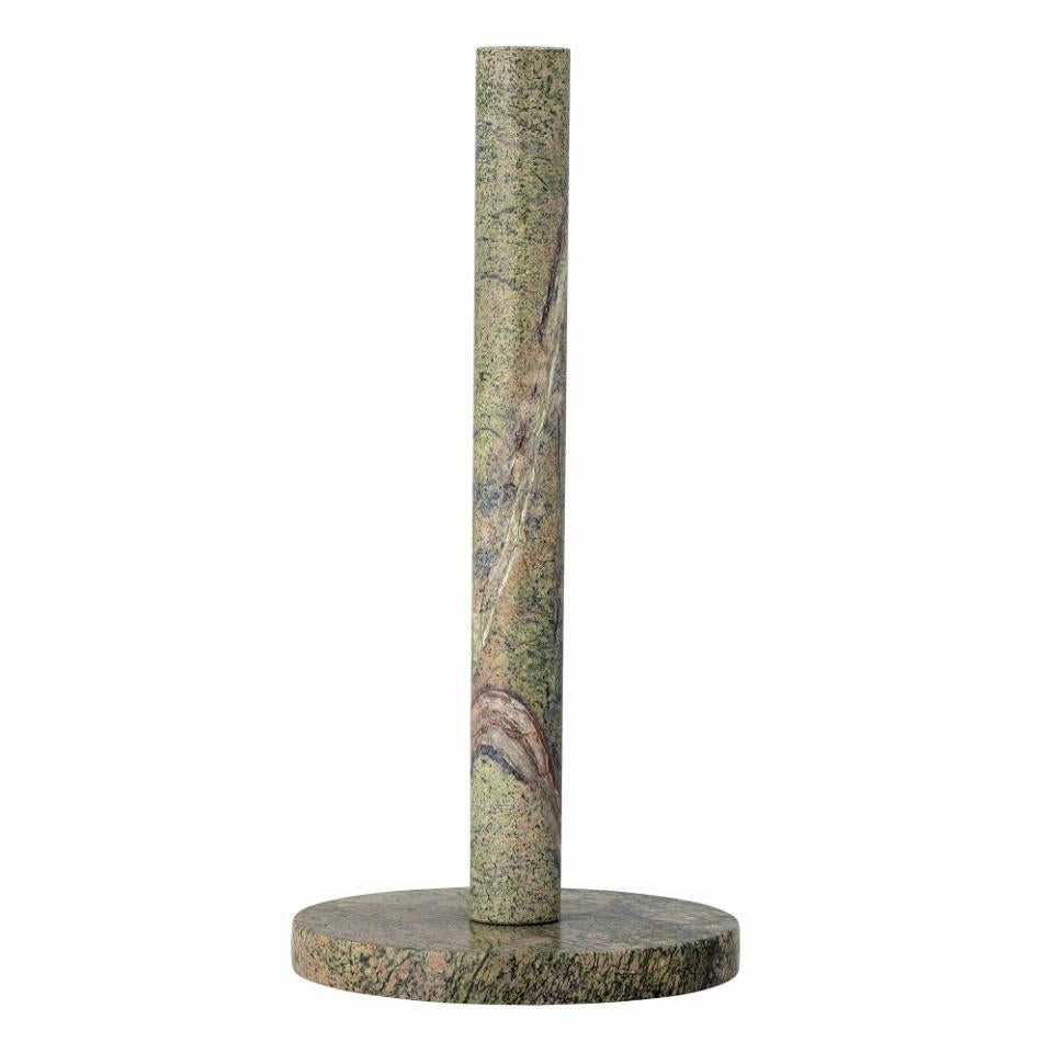 Marta Kitchen Paper Stand, Green, Marble