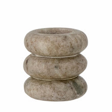 Carica l&#39;immagine nel visualizzatore di Gallery, Madisson Candle Holder, Brown, Marble