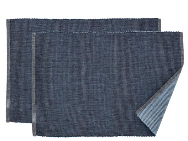 Södahl Melange Placemat 33 x 48 cm 2 pcs Blue