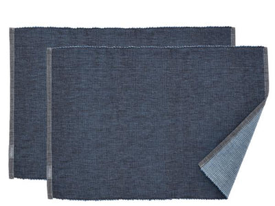 Södahl Melange Placemat 33 x 48 cm 2 pcs Blue