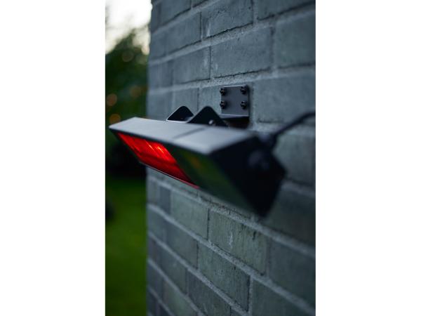 Nordic Sense Patio heater for wall 1500 watt Black
