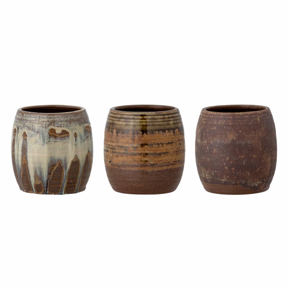 Dahlia Mug, Brown, Stoneware