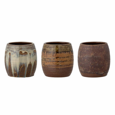 Dahlia Mug, Brown, Stoneware