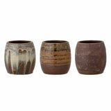Dahlia Mug, Brown, Stoneware