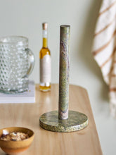 Cargar imagen en el visor de la galería, Marta Kitchen Paper Stand, Green, Marble