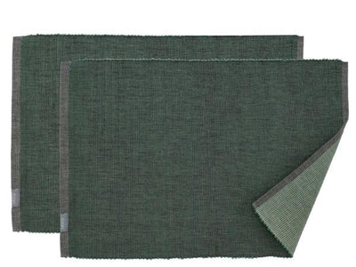 Södahl Melange Placemat 33 x 48 cm 2 pcs Green