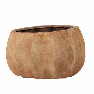 Conja Deco Flowerpot, Brown, Terracotta