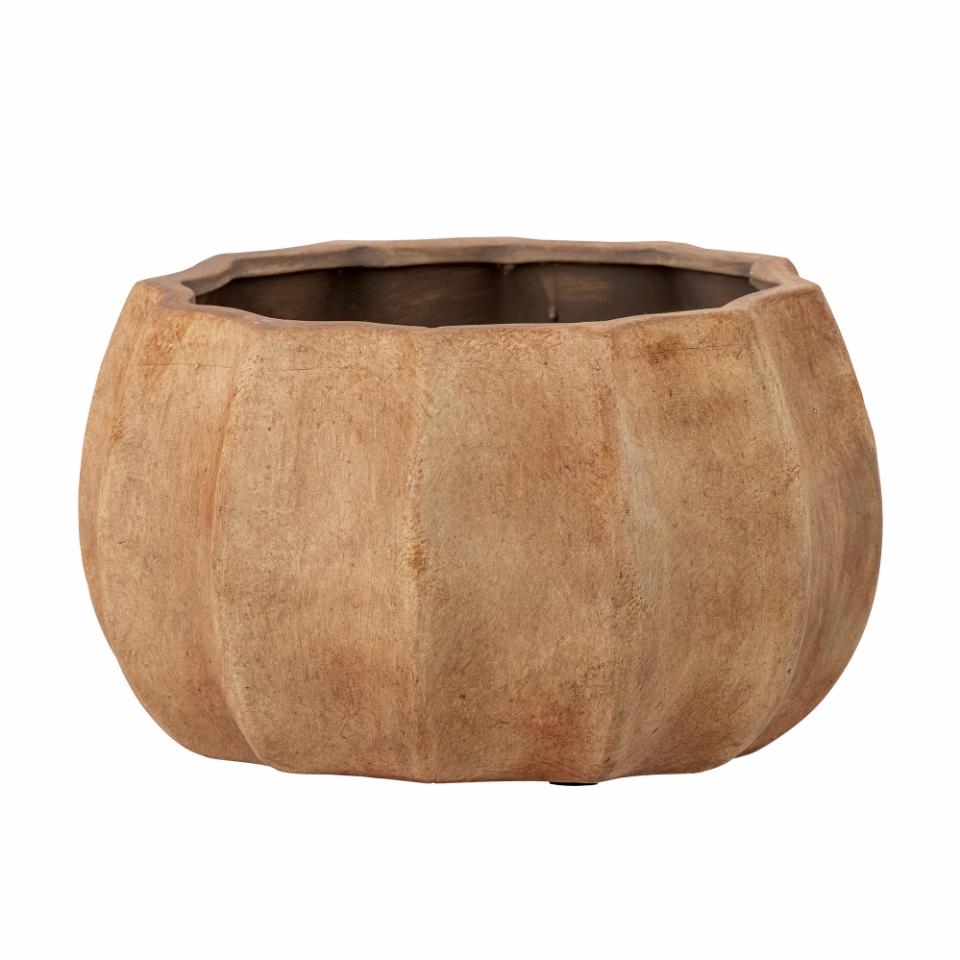 Conja Deco Flowerpot, Brown, Terracotta