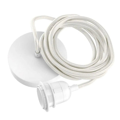 HANG 1 white woven pendant