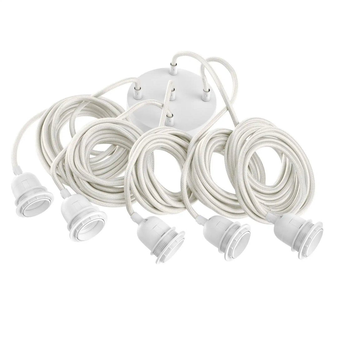 HANG 5 white shine pendant