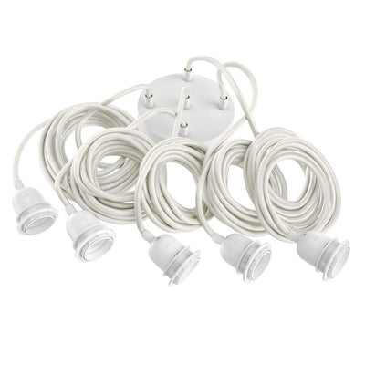 HANG 5 white shine pendant