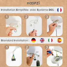 Load image into Gallery viewer, Hang-5 Ceiling Pendant 5 Wires 3.50m - Raw String White Socket