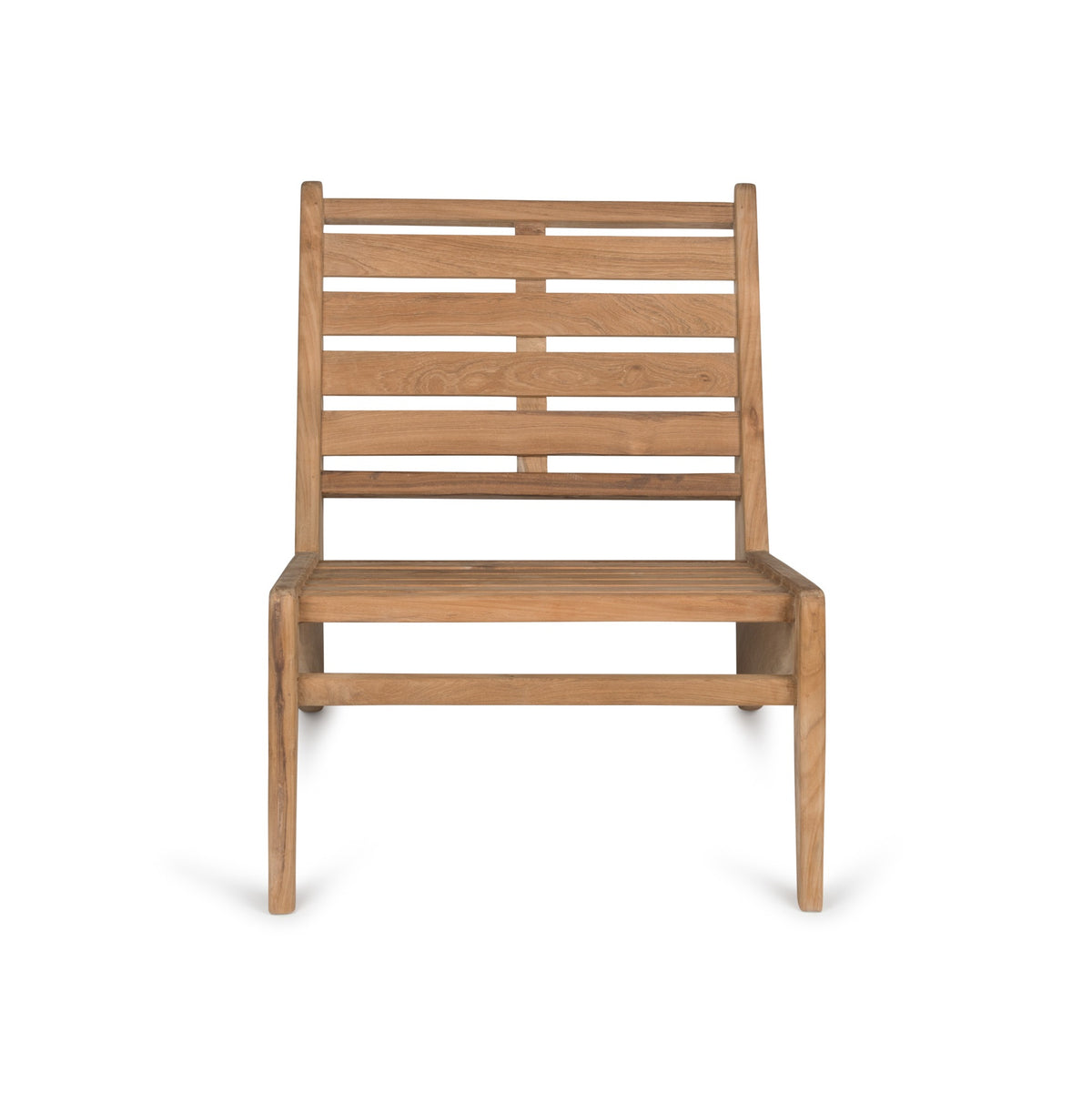 Set of Chair & Footstool - Teak Outdoor