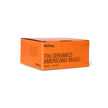 Load image into Gallery viewer, 70s ceramics: americano mugs radiant, set of 4