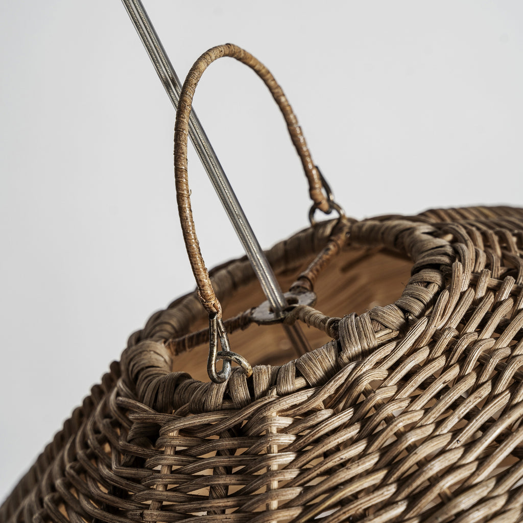 Boho rattan pendant