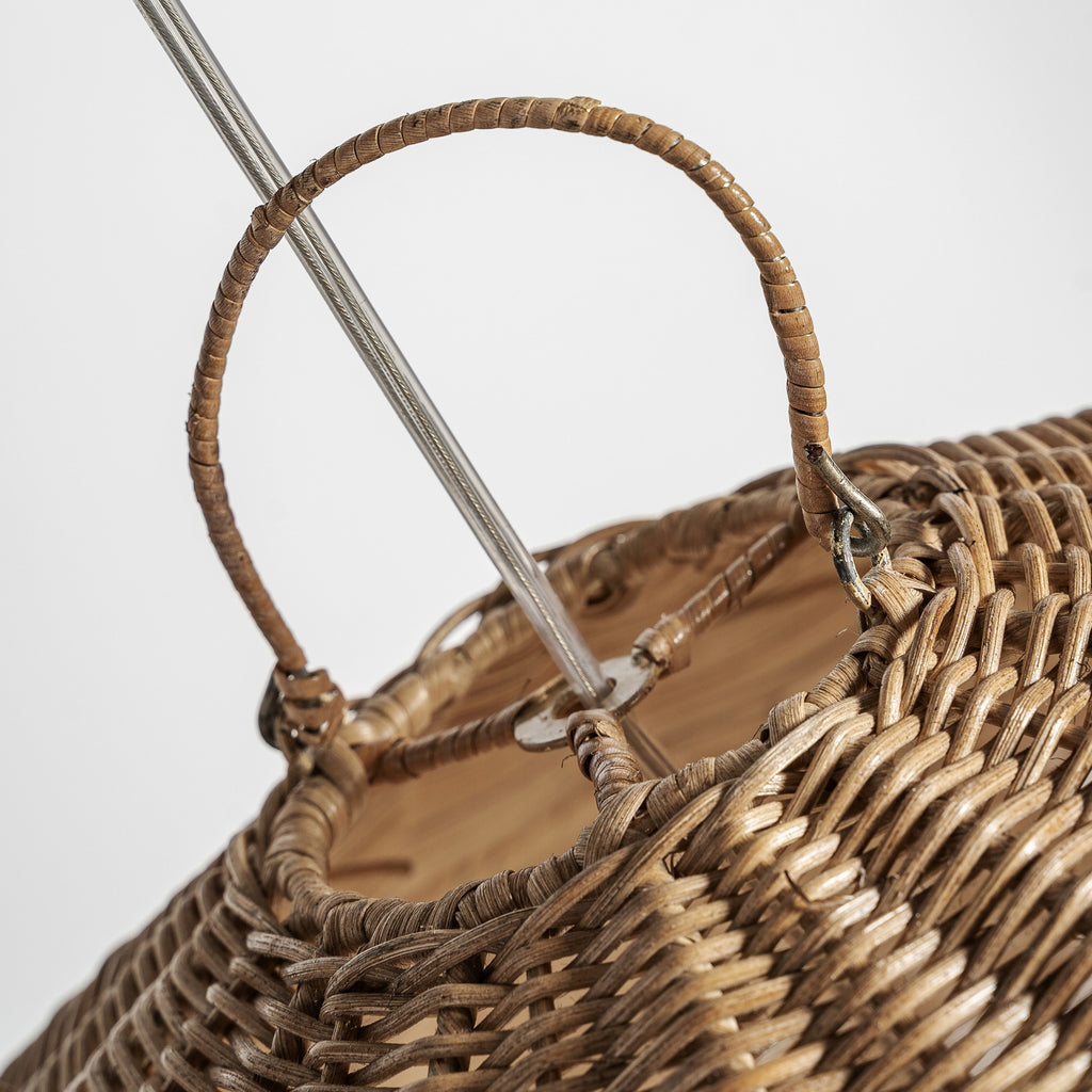 Boho rattan pendant