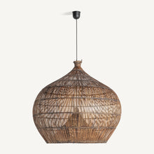 Load image into Gallery viewer, Bamboo Brown Pendant Lamp