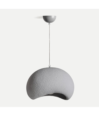 White Wabi-Sabi Resin Lamp