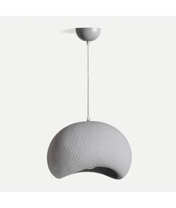 Grey Wabi-Sabi Resin Lamp