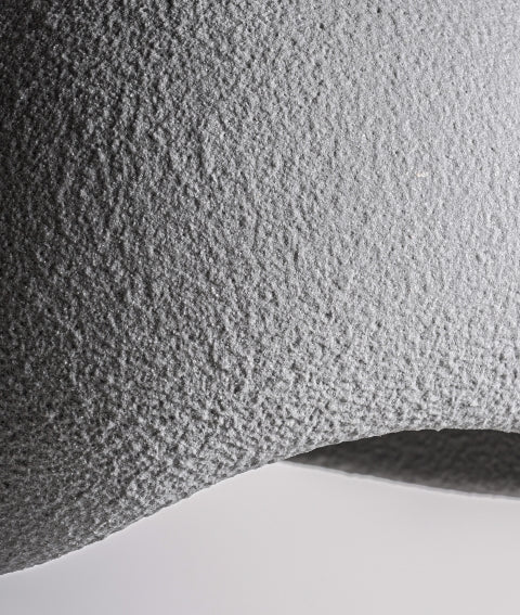 Grey Wabi-Sabi Resin Lamp