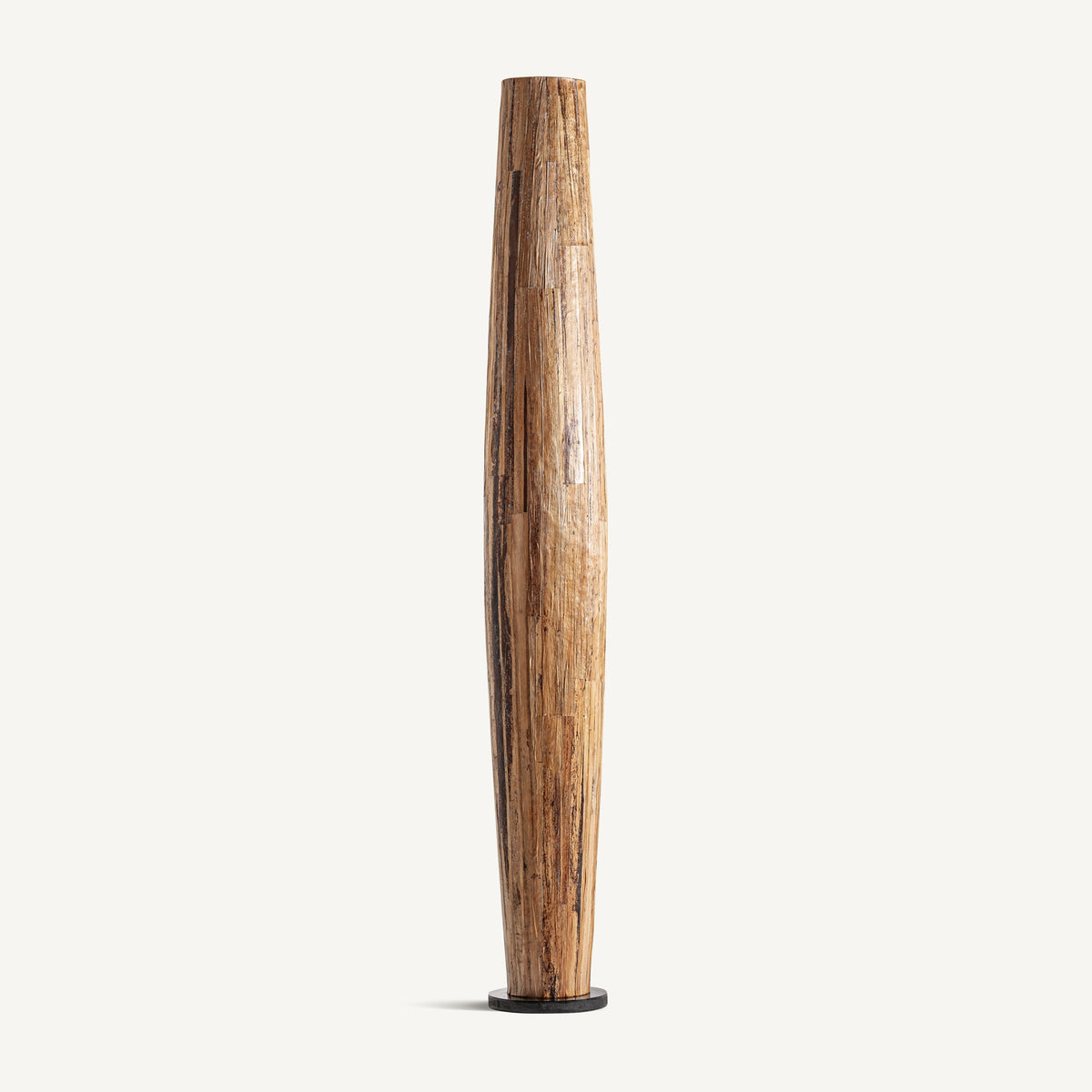 Ampfing Brown Natural Fiber & Resin Floor Lamp 28x28x200 cm